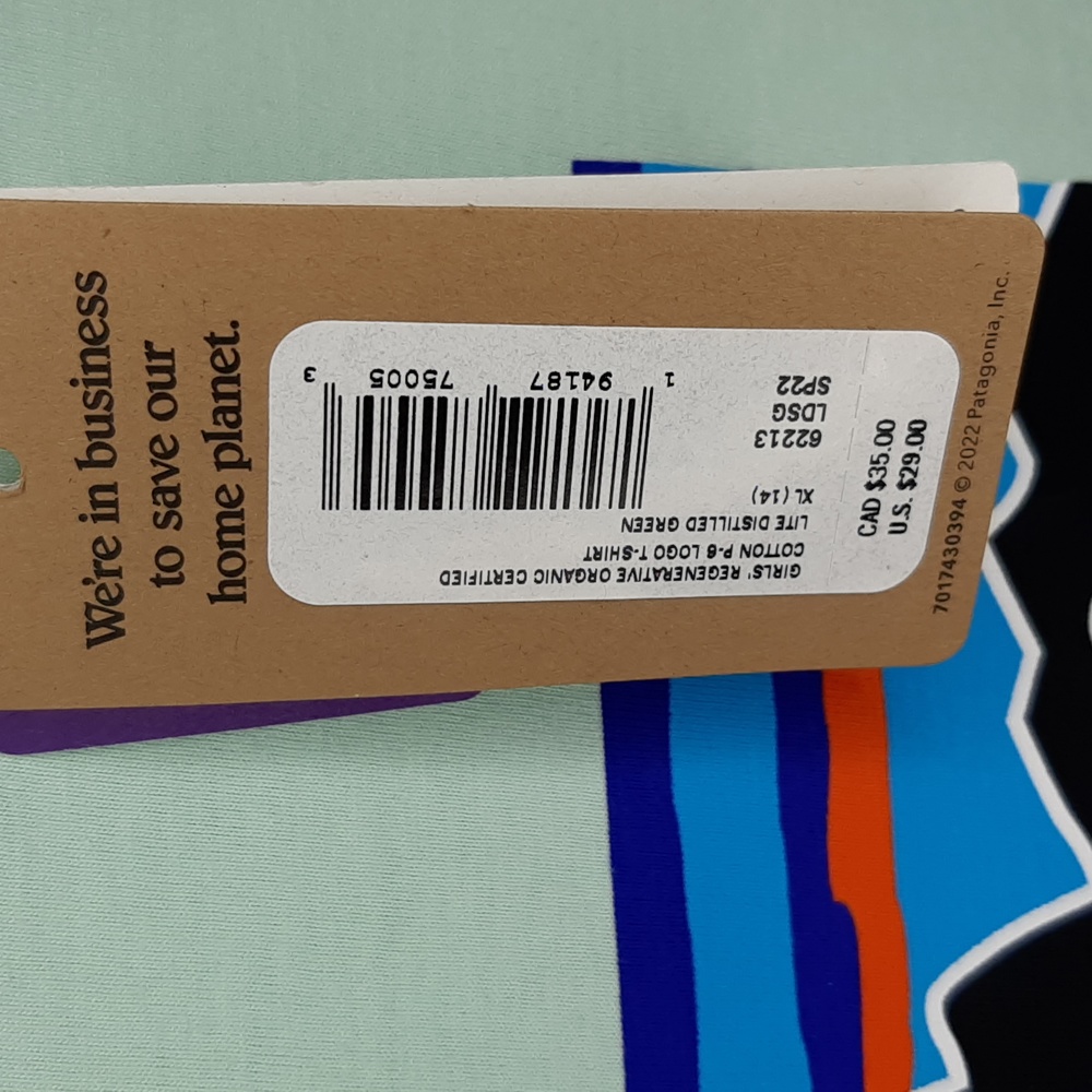 Nwt girls patagonia t-shirt shirt - Picture 4 of 6
